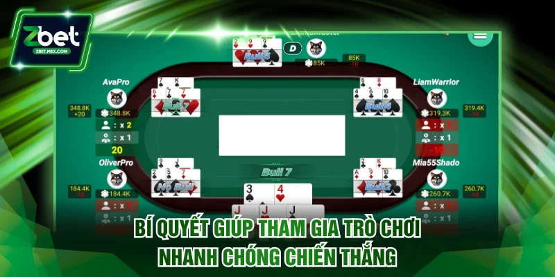 Bí quyết giúp tham gia trò chơi nhanh chóng chiến thắng