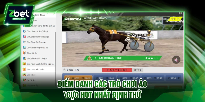 Điểm danh các trò chơi ảo cực hot nhất định thử