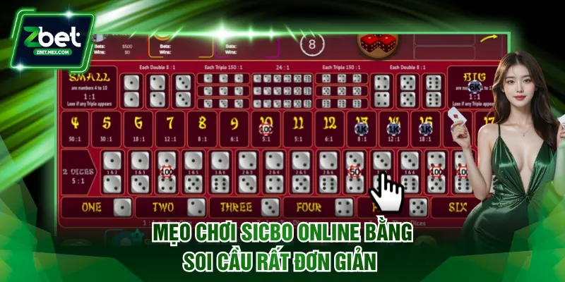 Mẹo chơi Sicbo online bằng soi cầu rất đơn giản 
