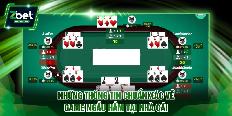 Những thông tin chuẩn xác về game Ngầu Hầm tại nhà cái